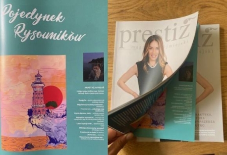 Anastazja Pałaś (7a) w najnowszym numerze „Prestiż” 
