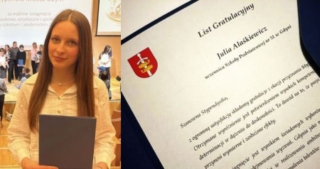 Julia Alaśkiewicz stypendystką Miasta Gdyni