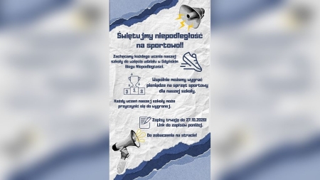 Świętujmy niepodległość na sportowo!