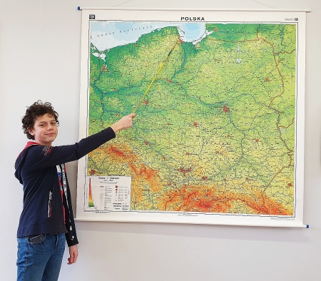 Filip Gradecki (8a) laureatem Wojewódzkiego Konkursu z Geografii!