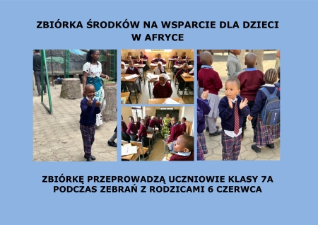Zbiórka środków na wsparcie dzieci w Afryce